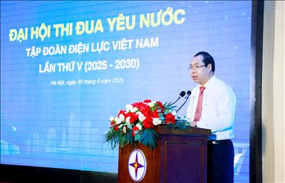 EVN phát động phong trào thi đua giai đoạn 2025 2030 với khẩu hiệu: Đoàn kết – Kỷ cương – Đột phá – Phát triển.